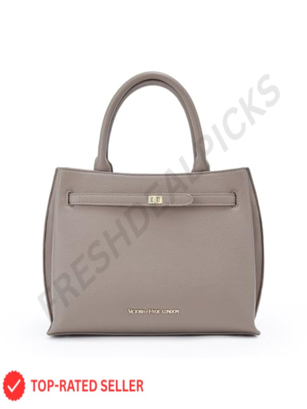 Vegan PU Leather Tote Bag with Padded Laptop Compartment Shoulder Handbag